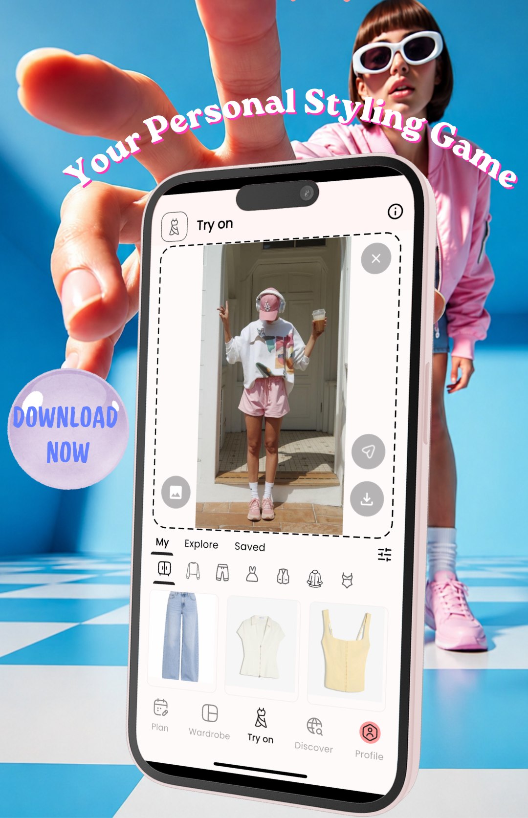 ViWear personal styling game poster
